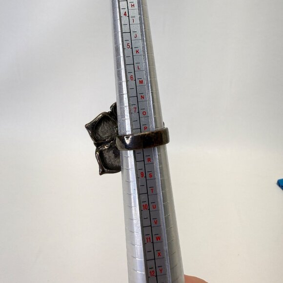 Statement Ring Lot of 5 Clover Flower Various‎ Sizes Stretch - Picture 3 of 12